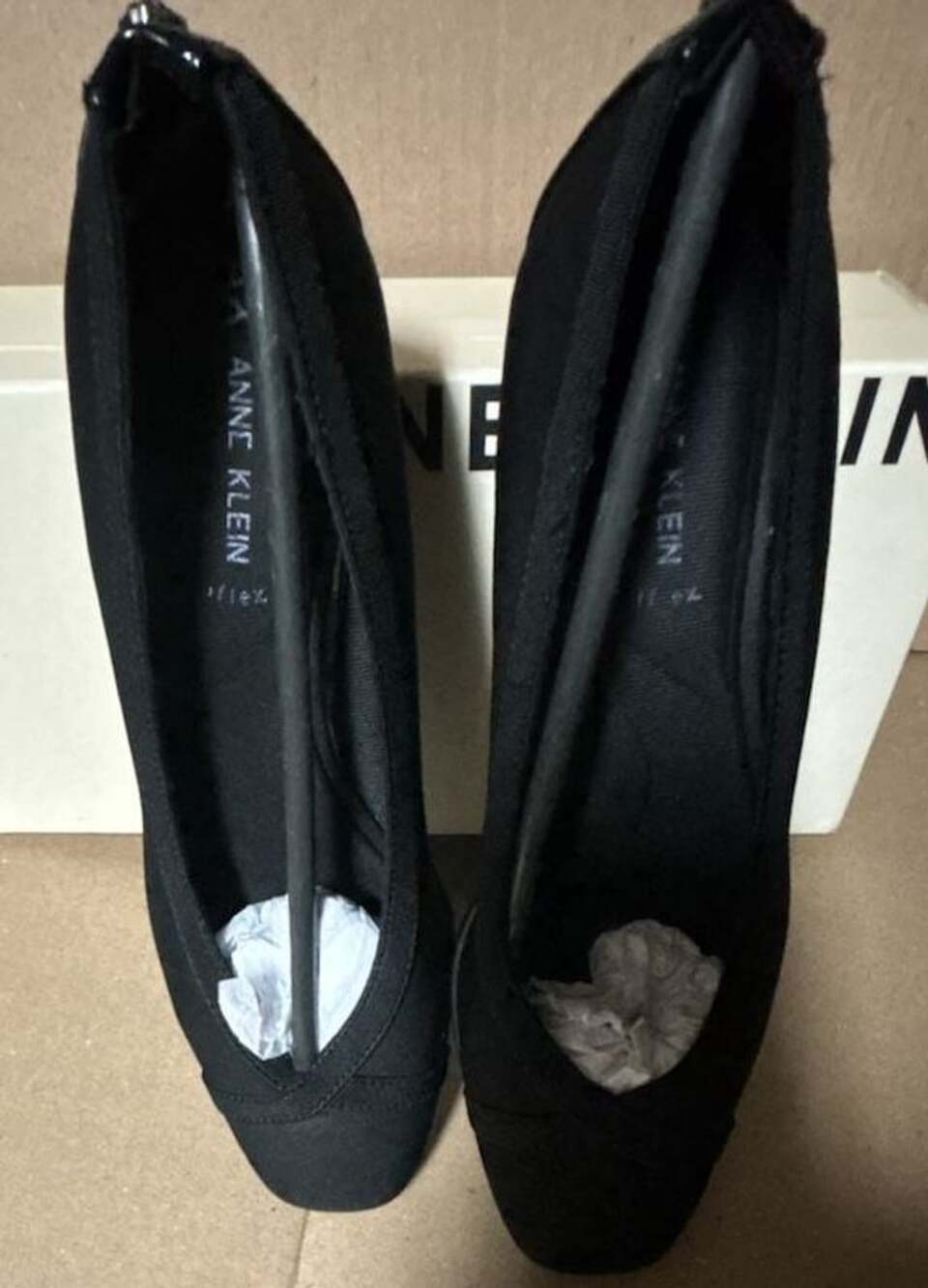 Anne Klein Wisher Wedge Pump Black Slip On